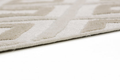 Summer bézs rombusz mintás kültéri szőnyeg 225 006 133x190 / beige-barna