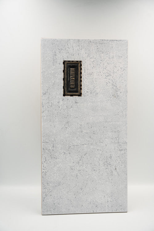 Szürke dekor csempe bronz díszítéssel/Elite 20x40 / szürke