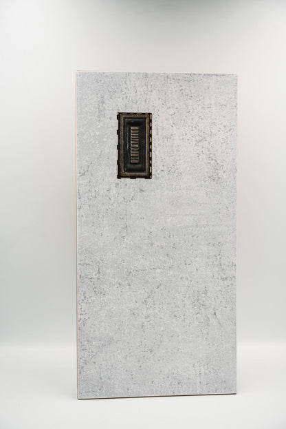 Szürke dekor csempe bronz díszítéssel/Elite 20x40 / szürke