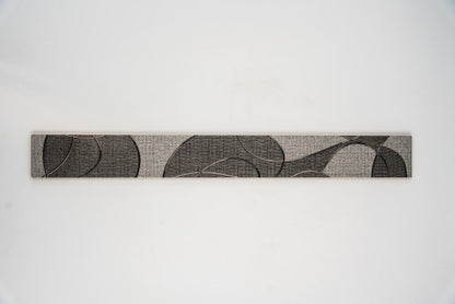 Textil hatású listello/Lisere 4,5x40 / szürke