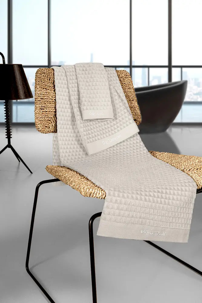 Tokyo perla törölköző szett 30x50+50x90+70x140 / beige-barna