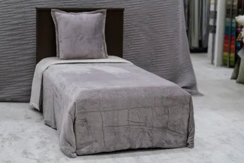 Velvet melanze ágyterítő szett párnával 160x220+45x45 / rózsaszín-lila