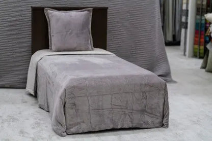 Velvet melanze ágyterítő szett párnával 160x220+45x45 / rózsaszín-lila