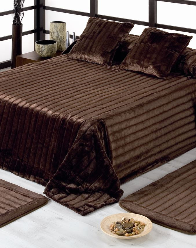 Venus Plus barna ágyterítő 230x250 / beige-barna