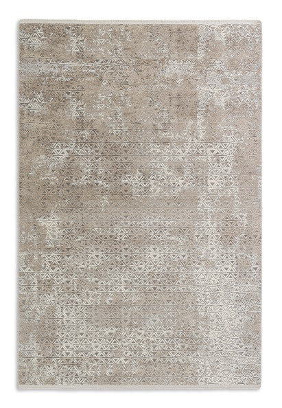 Vision bézs háromszög mintás szőnyeg 213 006 133x190 / beige-barna
