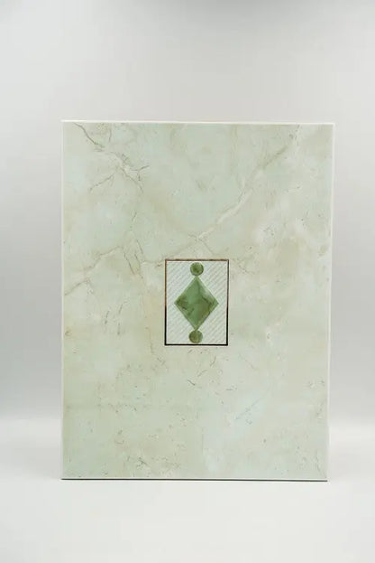 Zöld dekor csempe/Sima 25x33,3 / zöld