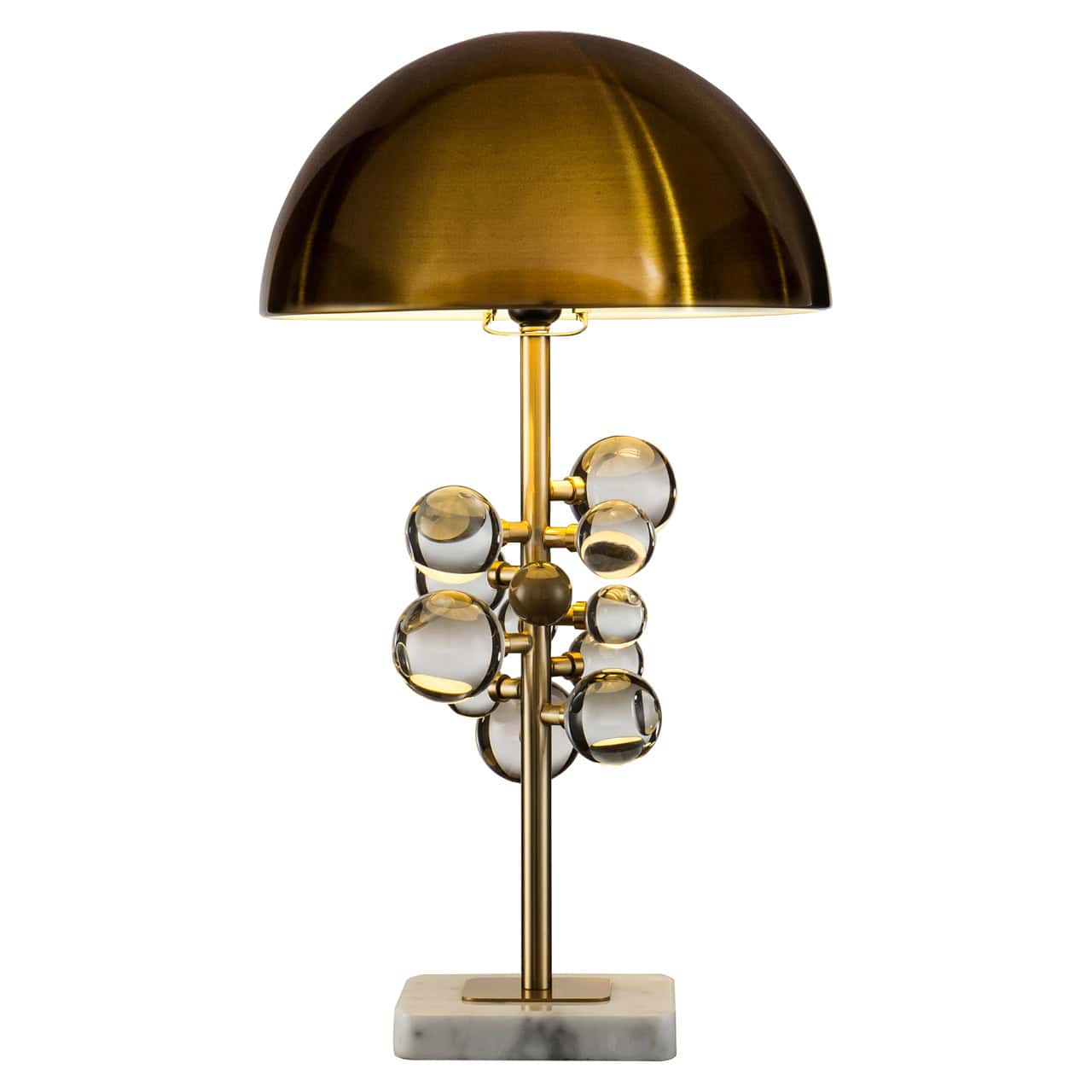 bela bronz asztali lampa