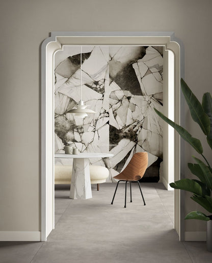 HBO BLOOM SHINE 120x278; Bloom Shine absztrakt magasfényű csempe fehér és világos árnyalataival frissességet és nyugalmat, szürke és hidegebb tónusaival pedig eleganciát sugároz.