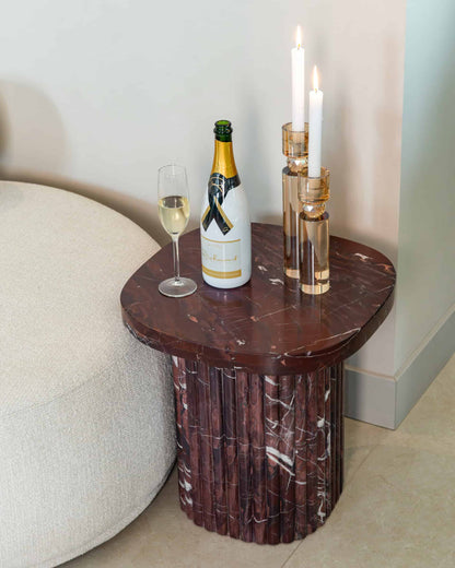 Piper champagne színű gyertyatartó