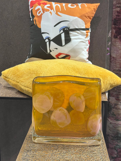 kezzel_keszitett_uveg_vaza_medusa amber