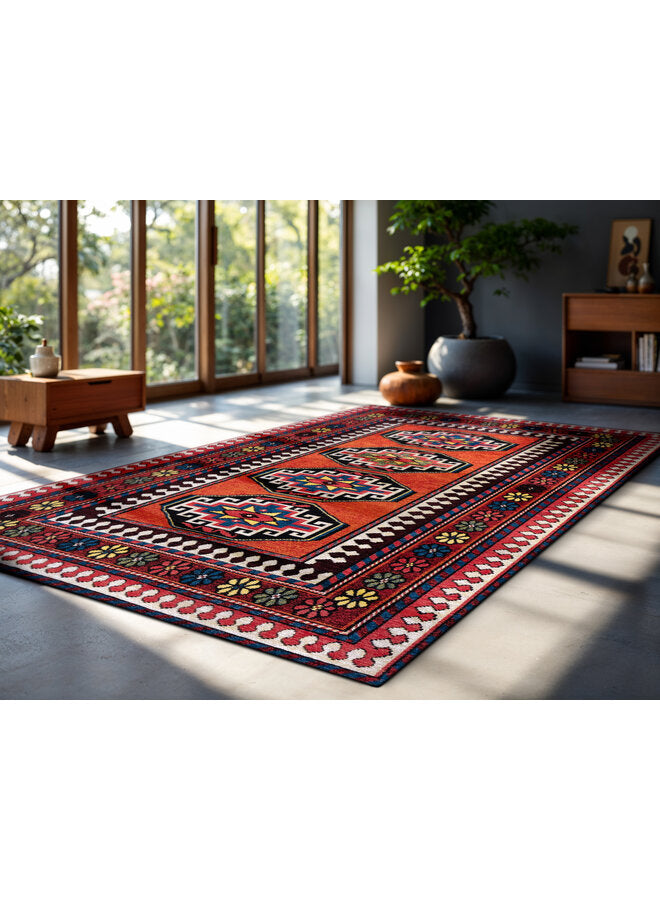 Antalia - Red Mix modern szőnyeg 9844