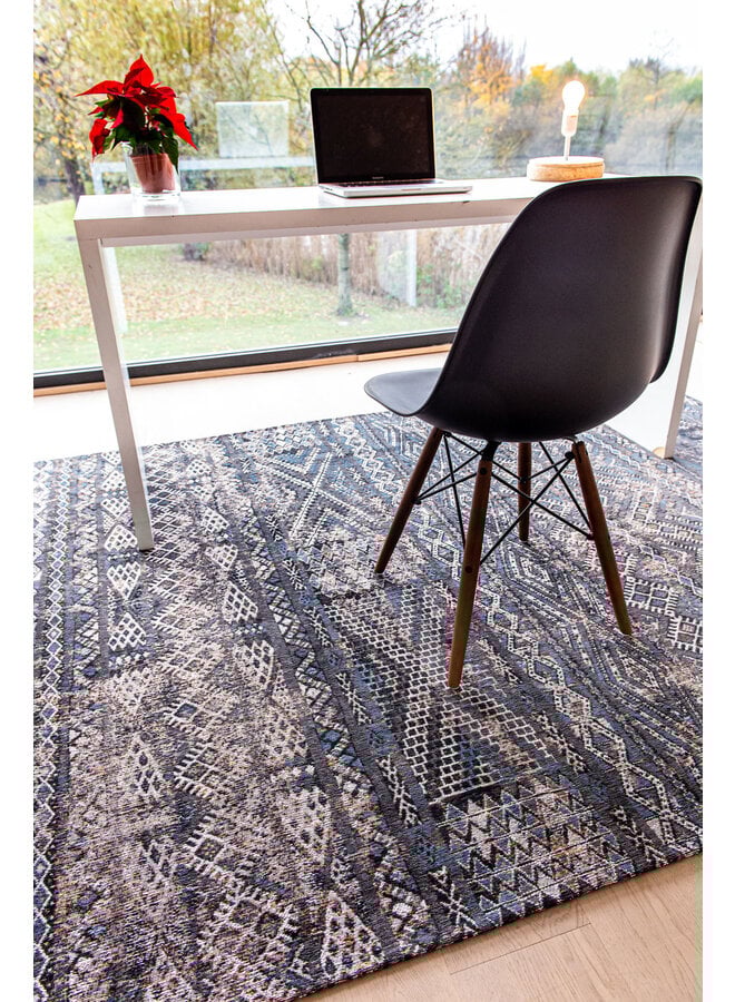 Black Rabat modern szőnyeg 9113 - Kilim
