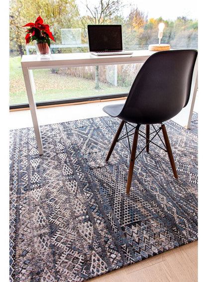Black Rabat modern szőnyeg 9113 - Kilim