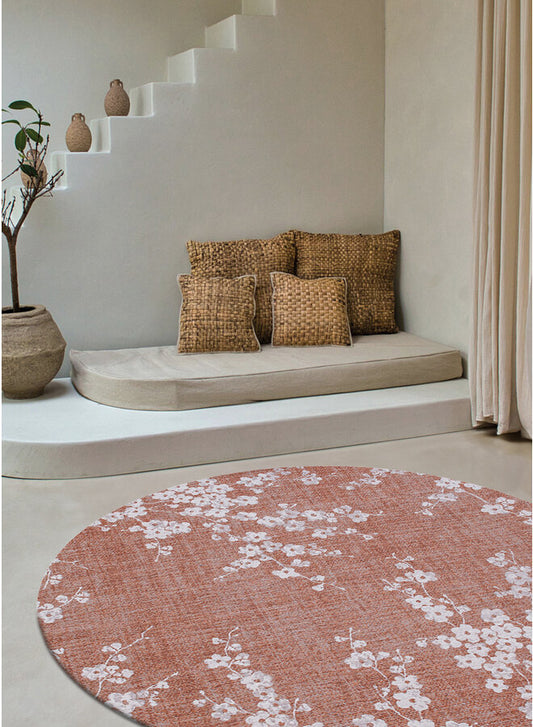 Sakura- Copper Pink modern virágos szőnyeg 9371