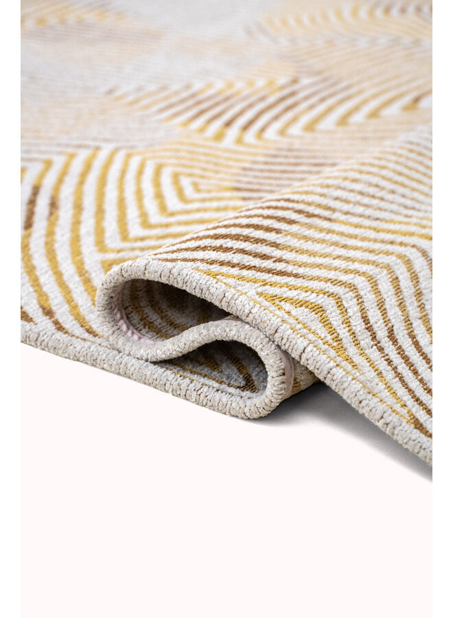 Coral Yellow Hippy 9799 modern szőnyeg