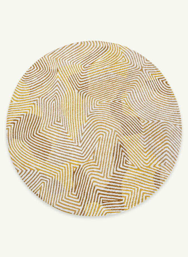 Coral Yellow Hippy 9799 modern szőnyeg