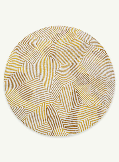 Coral Yellow Hippy 9799 modern szőnyeg