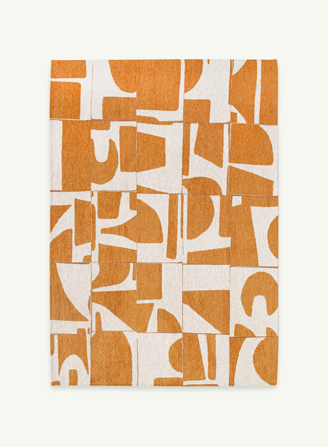 Curry 9367 - Papercut modern síkszövött szőnyeg