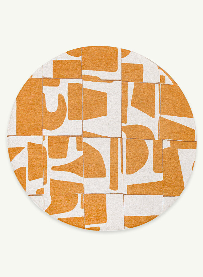 Curry 9367 - Papercut modern síkszövött szőnyeg