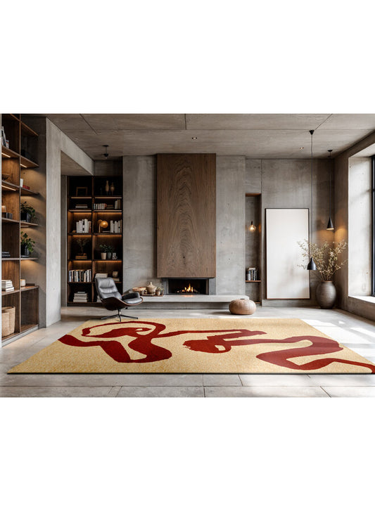 Ribbon - Imperial Red modern szőnyeg  9847