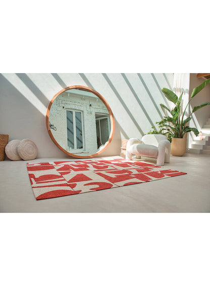 Rust 9364 - Papercut síkszövött modern szőnyeg