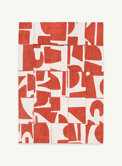 Rust 9364 - Papercut síkszövött modern szőnyeg