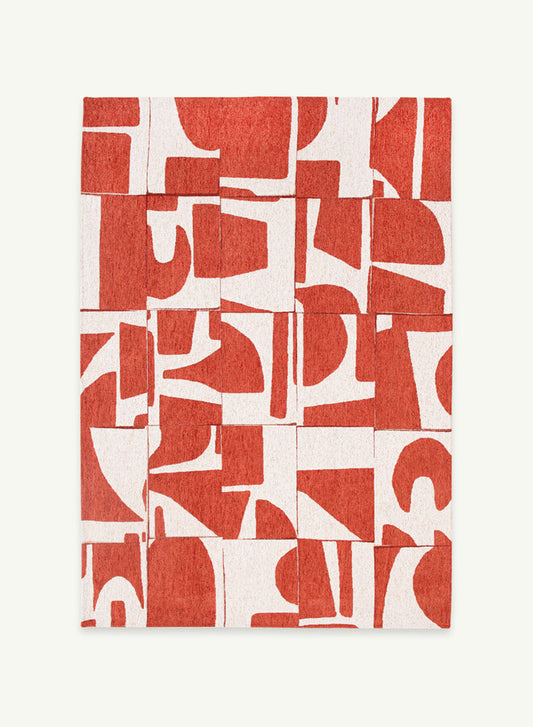 Rust 9364 - Papercut síkszövött modern szőnyeg
