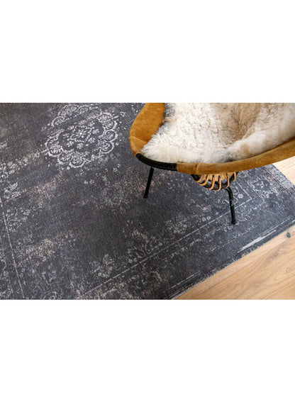 Stone 9148 - Medallion szürke síkszövött szőnyeg