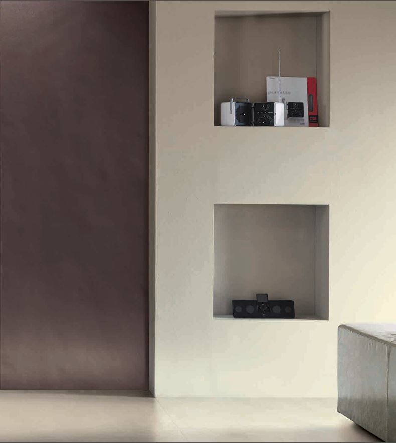 NEUTRA 6.0 02 POLVERE 6MM 120x240  - A lágy, púderes meleg árnyalatú nagy csempe  a tengerpart nyugalmát idézi, ahol a finom elegancia modern letisztultsággal párosul.