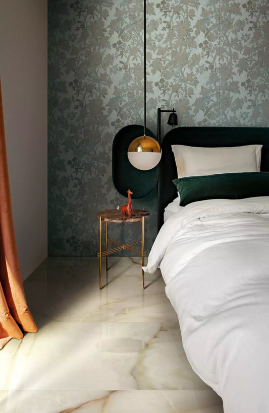 Les Bijoux Onyx Blanche fényes csempe 60*60 - Szőnyegszalon