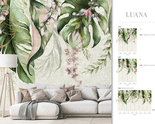 Trópusi leveles fali poszter