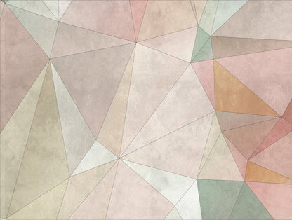 Modern geometrikus fali poszter